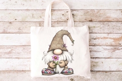 Spring floral gnomes clipart, Spring flower gnomes Product Image 6