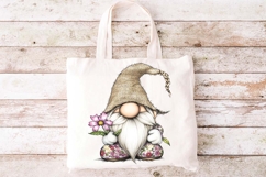 Spring floral gnomes clipart, Spring flower gnomes Product Image 4