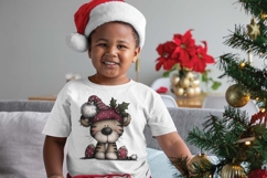 Christmas Baby Animals clipart Tiger Giraffe Puppy Elephant Product Image 6