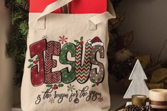 Jesus is the reason for the season doodle clip art png Product Image 3