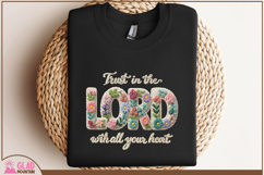 Trust in the Lord with all your heart Faux Yarn Crochet png Product Image 4
