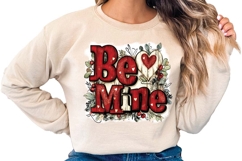 Valentine Word Art: Be Mine, Love, Valentine's Day clipart Product Image 5