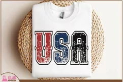 Patriotic USA grunge png, USA 4th of July celebration png Product Image 1