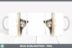 GorgeousPrimate Tree Peek-A-Boo Mug Wrap design.