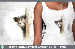 GorgeousPrimate Tree Peek-A-Boo Shirt design.