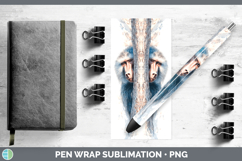 GorgeousPrimate Tree Peek-A-Boo Pen Wrap design.