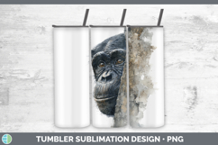 GorgeousPrimate Tree Peek-A-Boo Tumbler design.