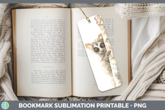 GorgeousPrimate Tree Peek-A-Boo Bookmark design.