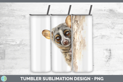 GorgeousPrimate Tree Peek-A-Boo Tumbler design.