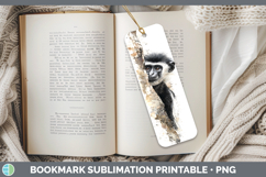 GorgeousPrimate Tree Peek-A-Boo Bookmark design.