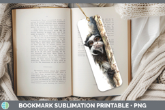 GorgeousPrimate Tree Peek-A-Boo Bookmark design.