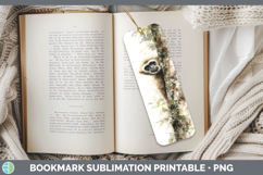 GorgeousPrimate Tree Peek-A-Boo Bookmark design.