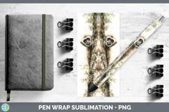 GorgeousPrimate Tree Peek-A-Boo Pen Wrap design.