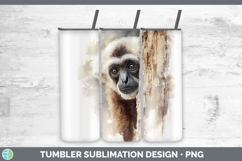 GorgeousPrimate Tree Peek-A-Boo Tumbler design.