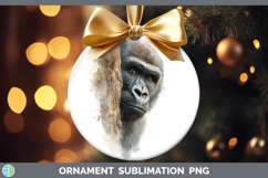 GorgeousPrimate Tree Peek-A-Boo Ornament design.