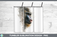 GorgeousPrimate Tree Peek-A-Boo Tumbler design.