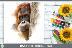 GorgeousPrimate Tree Peek-A-Boo Paper Backgrounds design.