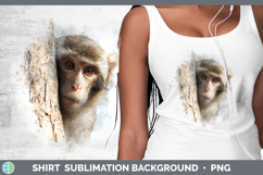 GorgeousPrimate Tree Peek-A-Boo Shirt design.