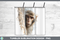 GorgeousPrimate Tree Peek-A-Boo Tumbler design.