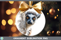 GorgeousPrimate Tree Peek-A-Boo Ornament design.