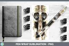 GorgeousPrimate Tree Peek-A-Boo Pen Wrap design.