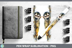 GorgeousPrimate Tree Peek-A-Boo Pen Wrap design.