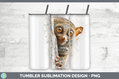 GorgeousPrimate Tree Peek-A-Boo Tumbler design.