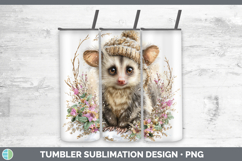 GorgeousPrimate Winter Knit Hat Tumbler design.