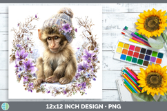 GorgeousPrimate Winter Knit Hat Paper Backgrounds design.