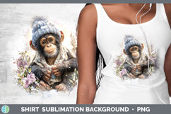 GorgeousPrimate Winter Knit Hat Shirt design.