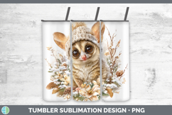 GorgeousPrimate Winter Knit Hat Tumbler design.