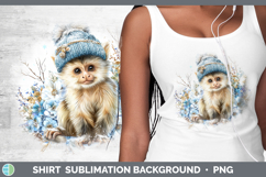 GorgeousPrimate Winter Knit Hat Shirt design.