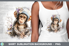 GorgeousPrimate Winter Knit Hat Shirt design.