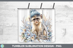 GorgeousPrimate Winter Knit Hat Tumbler design.