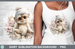 GorgeousPrimate Winter Knit Hat Shirt design.