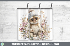 GorgeousPrimate Winter Knit Hat Tumbler design.