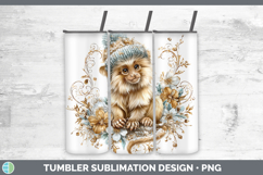 GorgeousPrimate Winter Knit Hat Tumbler design.