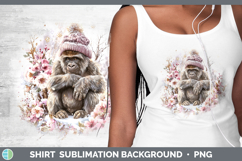 GorgeousPrimate Winter Knit Hat Shirt design.