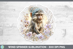 GorgeousPrimate Winter Knit Hat Wind Spinner design.