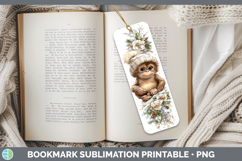 GorgeousPrimate Winter Knit Hat Bookmark design.