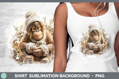 GorgeousPrimate Winter Knit Hat Shirt design.