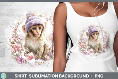 GorgeousPrimate Winter Knit Hat Shirt design.