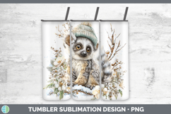 GorgeousPrimate Winter Knit Hat Tumbler design.