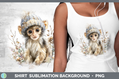 GorgeousPrimate Winter Knit Hat Shirt design.