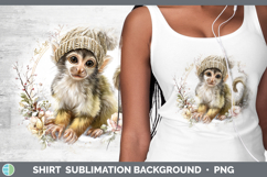 GorgeousPrimate Winter Knit Hat Shirt design.