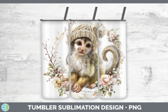 GorgeousPrimate Winter Knit Hat Tumbler design.