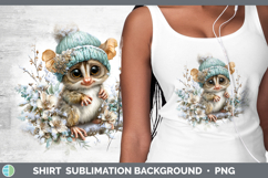 GorgeousPrimate Winter Knit Hat Shirt design.