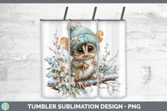 GorgeousPrimate Winter Knit Hat Tumbler design.