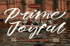 Prime Joyful - Brush Calligraphy Script Product Image 1