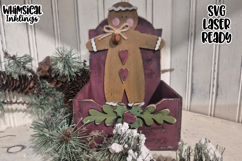 Prim Gingerbread Box Laser SVG Product Image 2